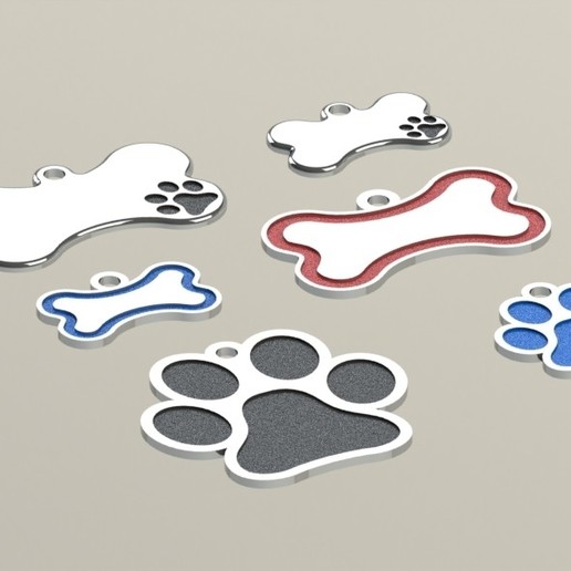 Download STL file Dog tag • 3D print template ・ Cults